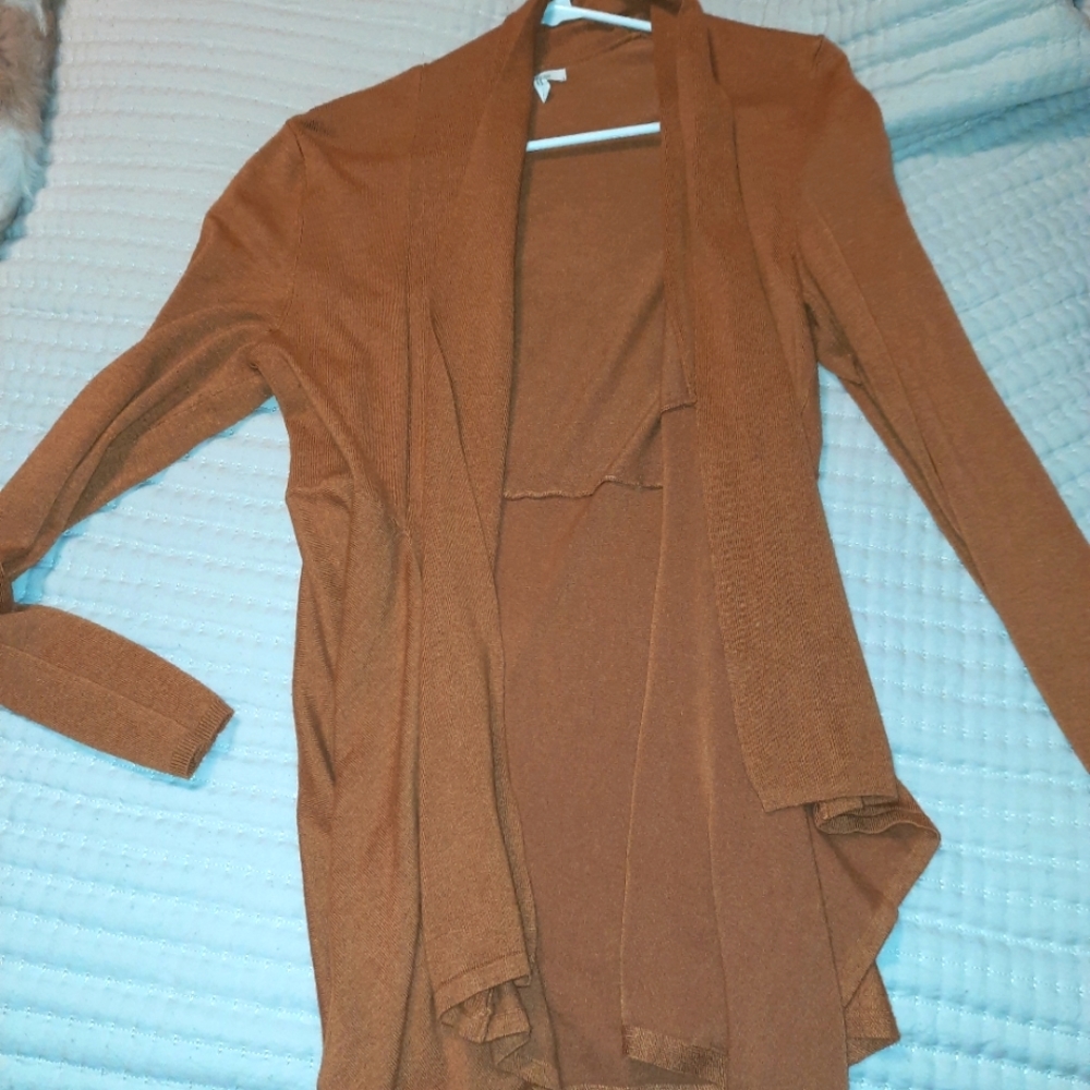 Brown/rust cardigan